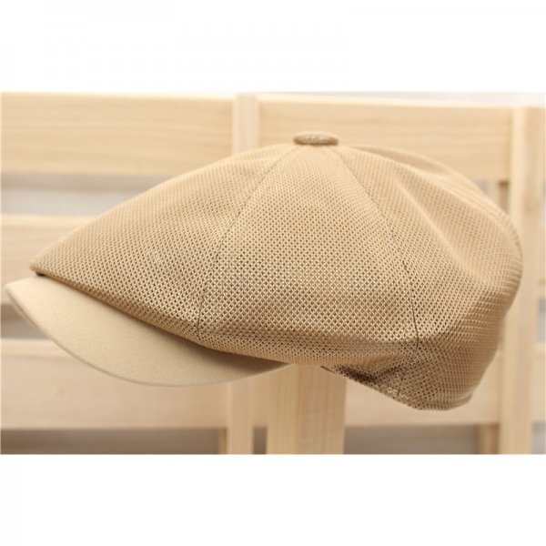キャスケット帽子 通気 綿ツバ メッシュキャップ ハンチング帽子 57㎝～61㎝ メンズ ・レディース BE 春夏 KC16-9の画像6
