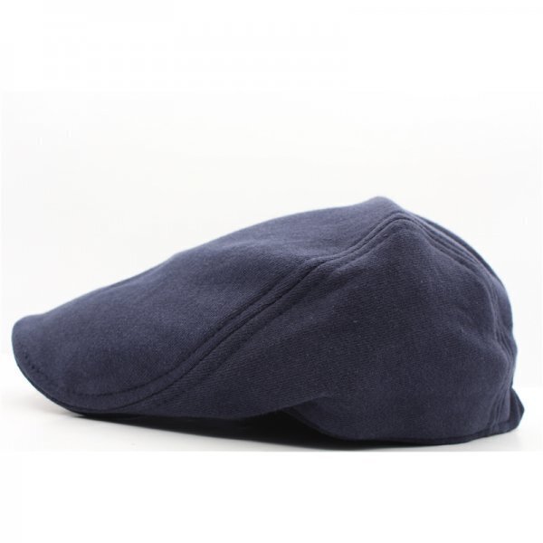 ハンチング帽子 ニット帽子 Knit カジュアル シンプル 綿 キャップ 帽子 56cm～59cmメンズ レディース NV HC18-2の画像2