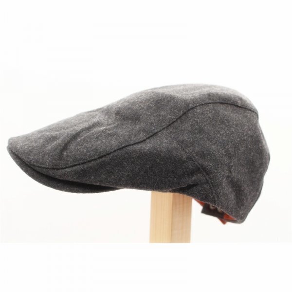  hunting cap hat plain wool . cap hat 56cm~58cm men's lady's BK autumn winter HC126-1
