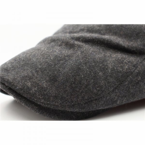  hunting cap hat plain wool . cap hat 56cm~58cm men's lady's BK autumn winter HC126-1