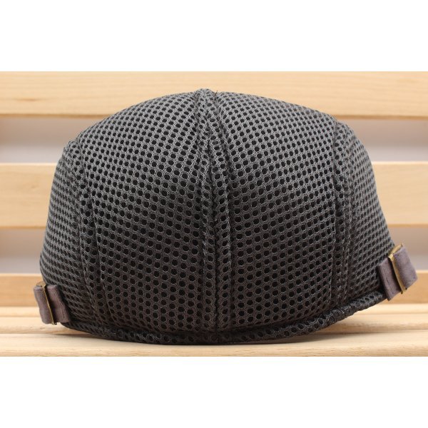ハンチング帽子 エアメッシュ カジュアル派 シンプル 軽量 薄目 帽子 キャップ 56cm~58cm メンズ レディース GY トレンド HC40-4_画像3