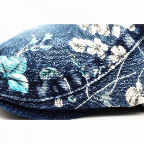  hunting cap hat flower print cotton Denim uoshu processing casual . hat 56cm~59cm men's lady's BL new work HC94-2②