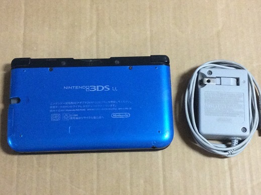 3DS LL 本体 充電器 中古動作品 送料無料 ブルー ブラック 任天堂