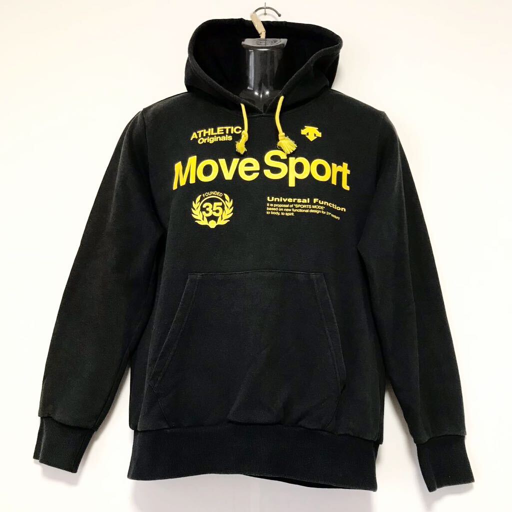 DESCENTE MOVE SPORT/ Descente Move спорт * тренировочный / Parker * жакет / джерси / черный × желтый /L