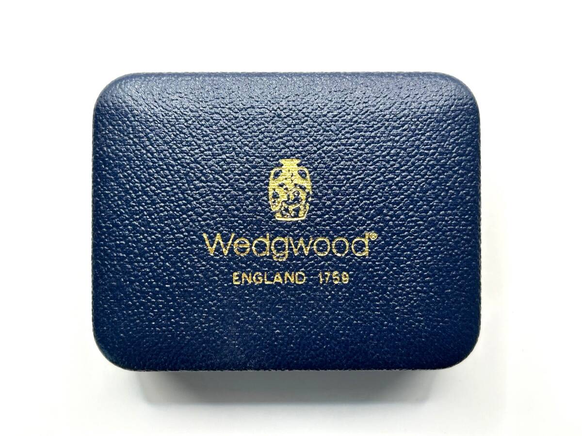 1662② 【美品】 Wedgwood ウェッジウッド タイピン カフス セット グリーン系の画像10