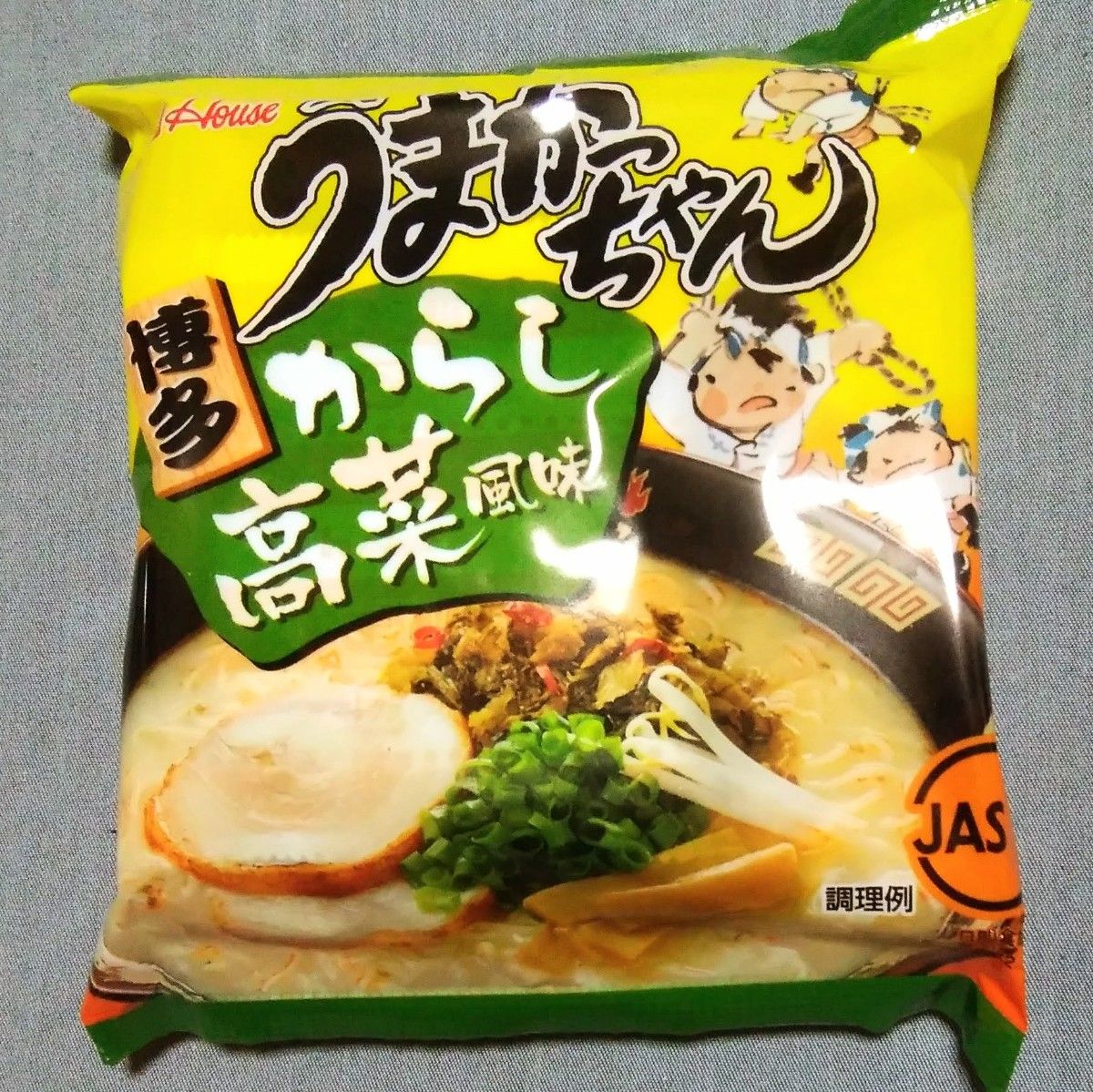 ハウス食品：うまかっちゃん 博多からし高菜風味  93g×4袋  