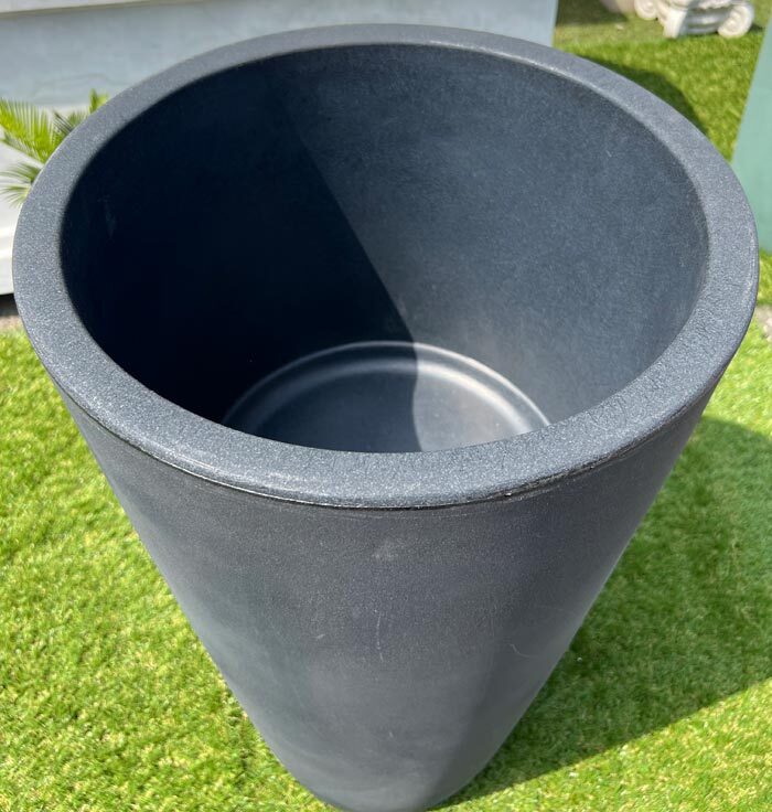  Italy made planter kibo- high φ40cm H80cm 13 number corresponding resin made pot plant pot round large maru kio-ro[ special sale goods ]