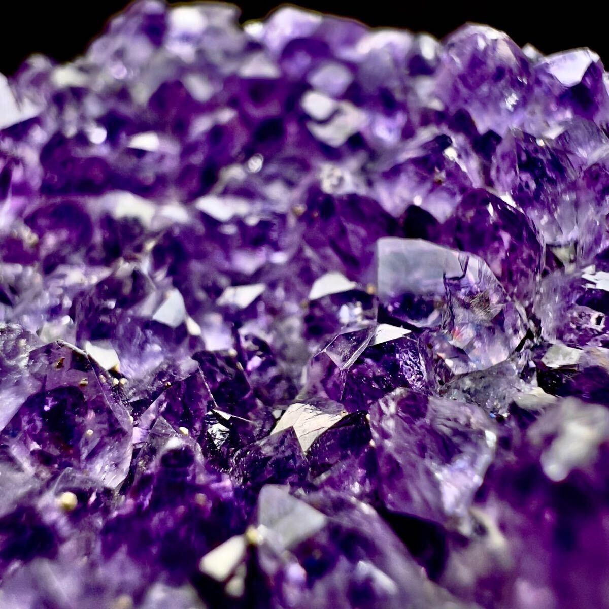 アメジスト ドーム クラスター 紫水晶 レインボー 虹 ウルグアイ産 天然石 原石 鉱物 鉱物標本 石の画像7