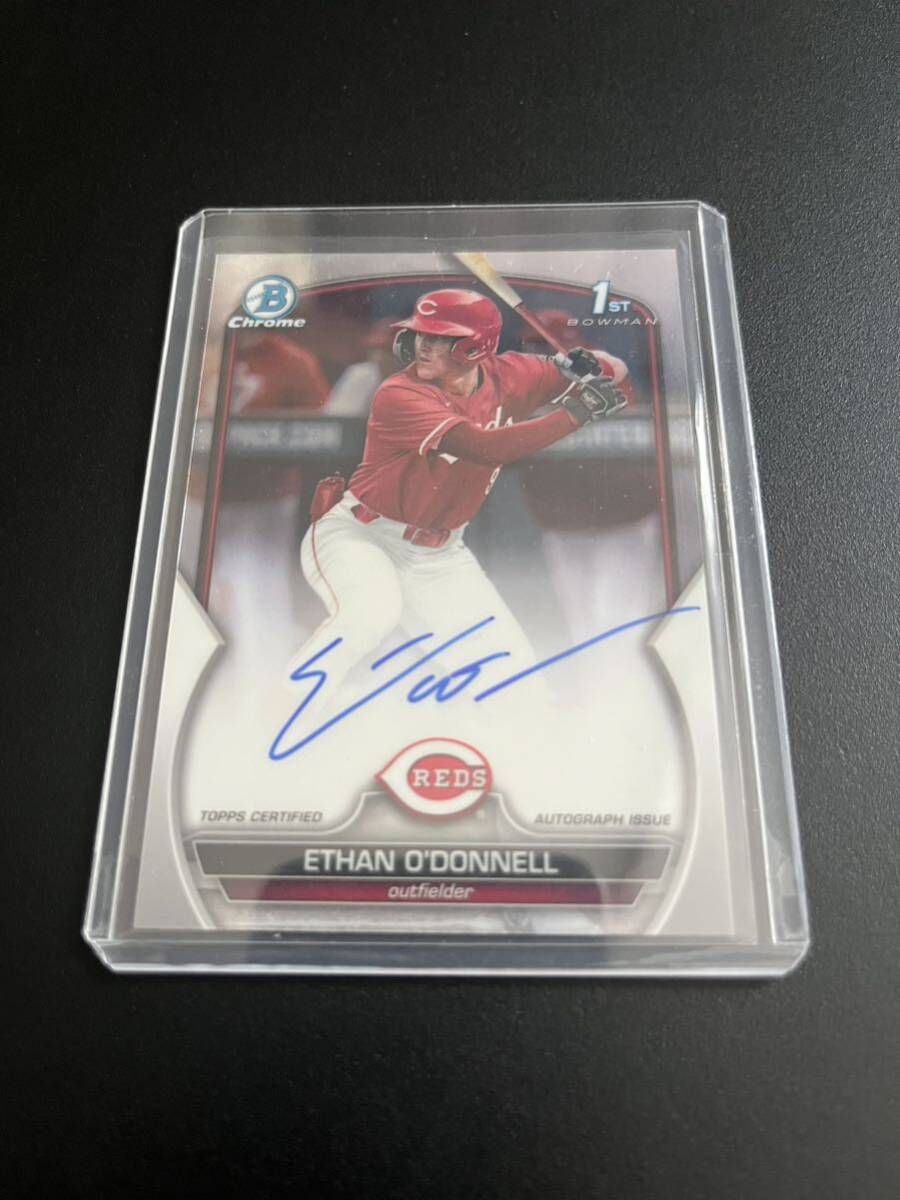 【Ethan O'donnell】2023 1st bowman auto toppsの画像1
