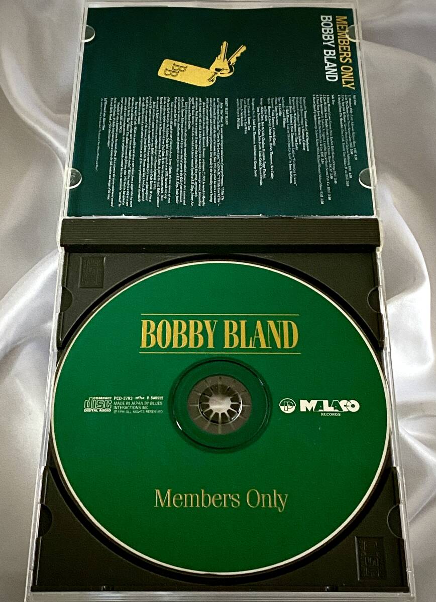 ★Bobby Bland / Members Only　ボビーブランド/メンバーズオンリー ●日本盤PCD-3739_画像4