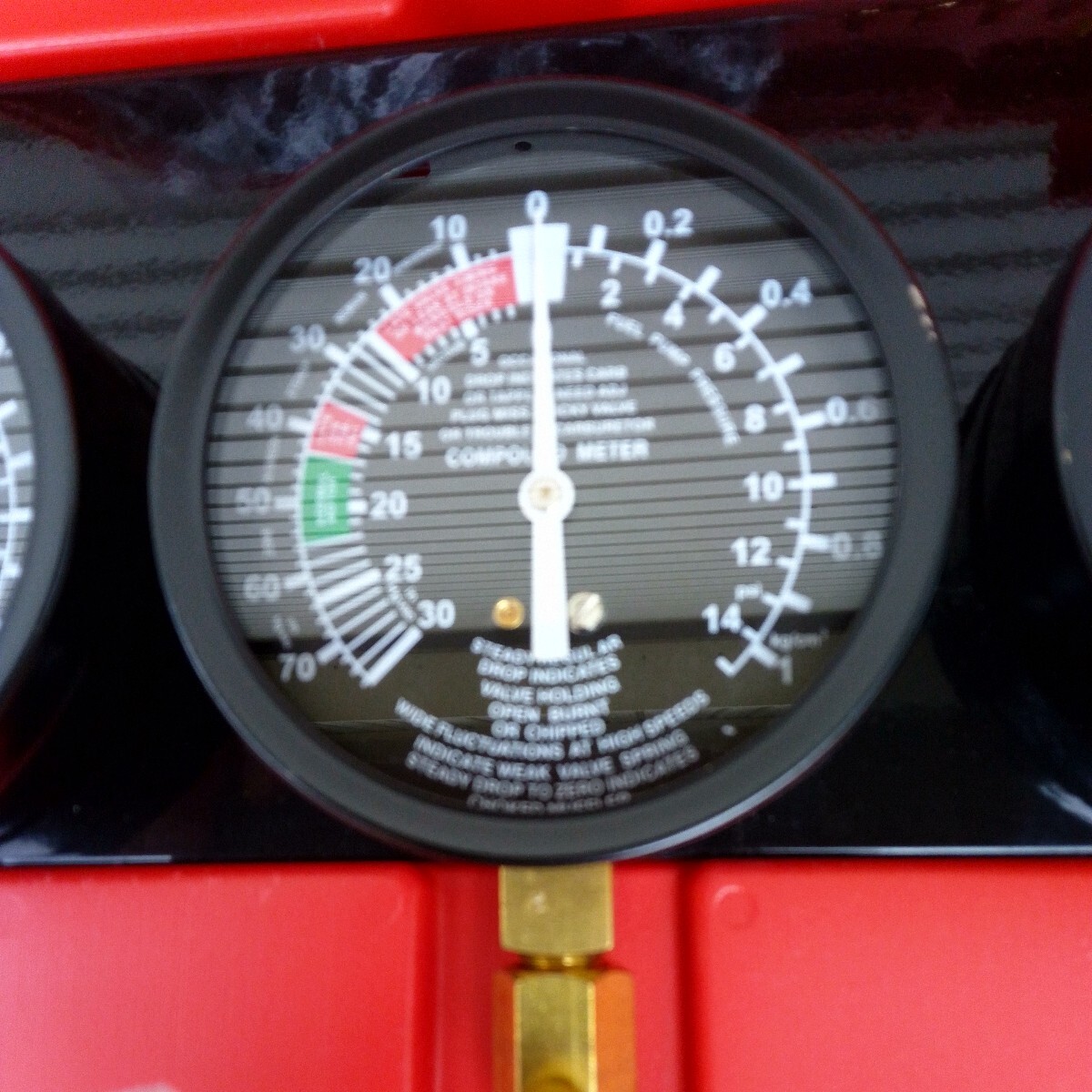 4 ream vacuum gauge minus pressure measurement carburetor adjustment 