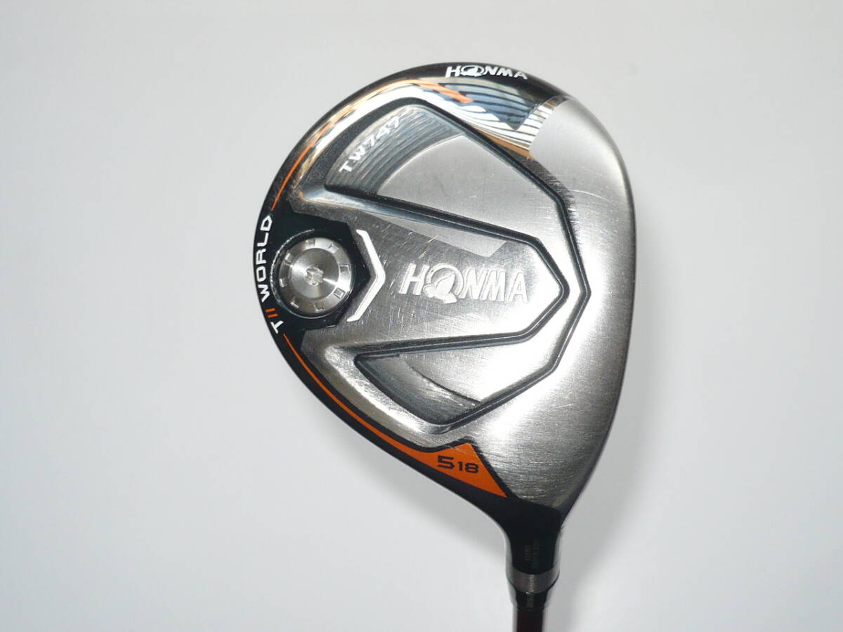 HONMA TW747 ｗ５ 18度 ＶＩＺＡＲＤ ＦＤー６Ｓ 純正シャフトの画像1