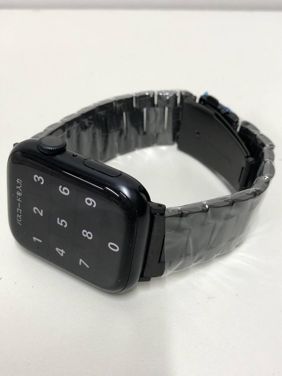 0404.36 新品　iPhonewatch　ベルト　ステンレス製　ブラック　交換バンド　38/40/41ｍｍ_画像7