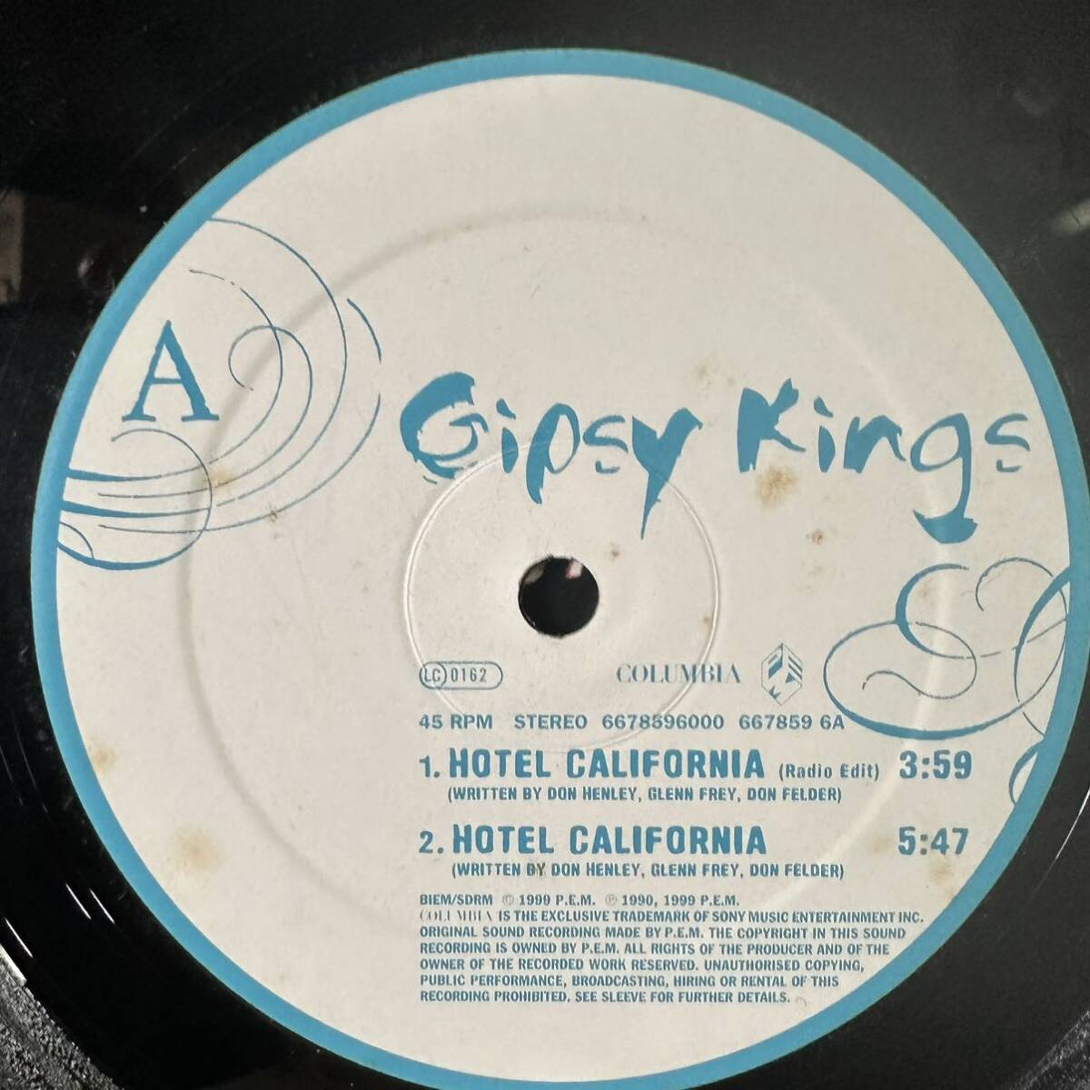 [12\'] GIPSY KINGS / HOTEL CALIFORNIA * Eagle s cover / HIT MIX \'99