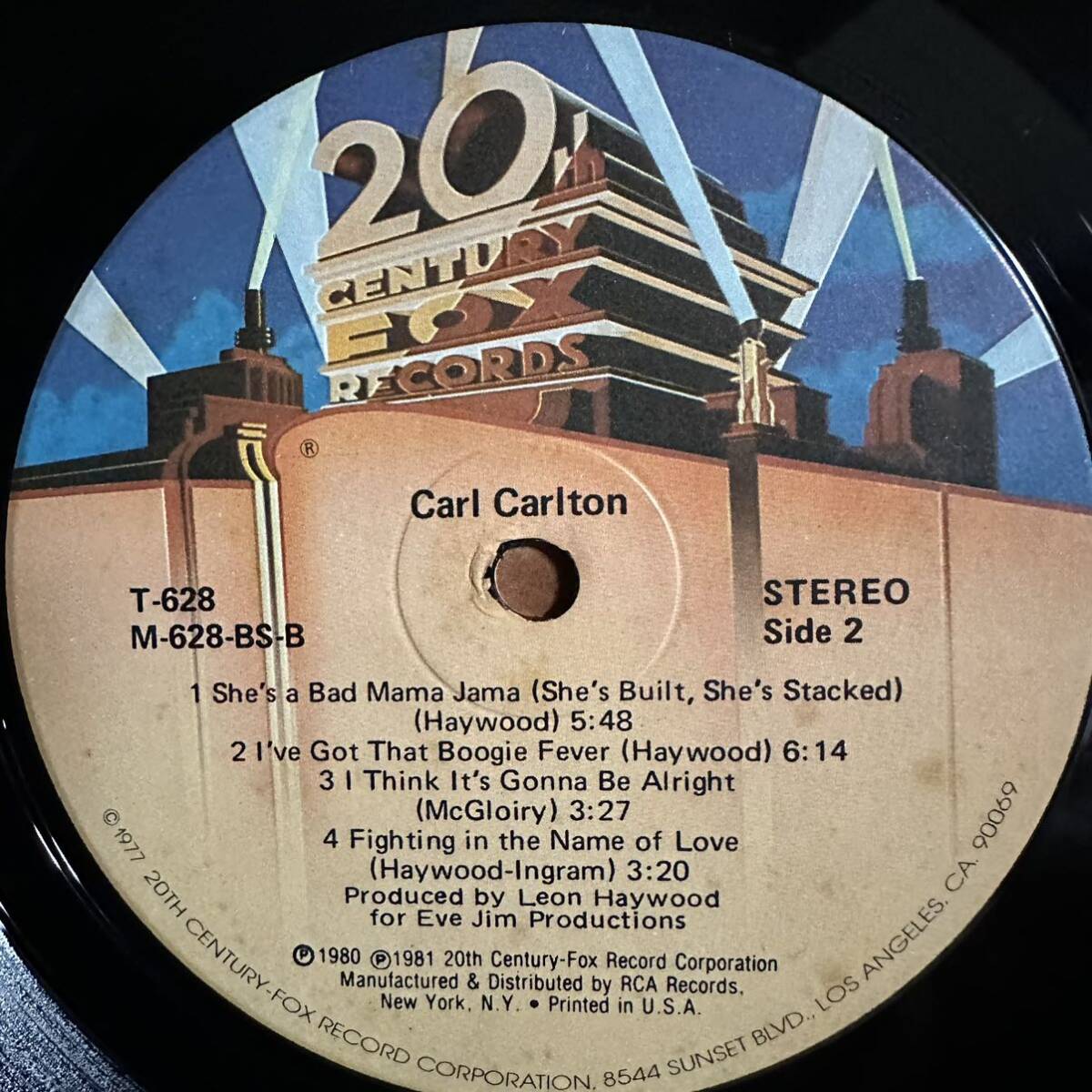 【LP】US盤 CARL CARLTON / SAME ※ SHE'S A BAD MAMA JAMA 収録の画像4