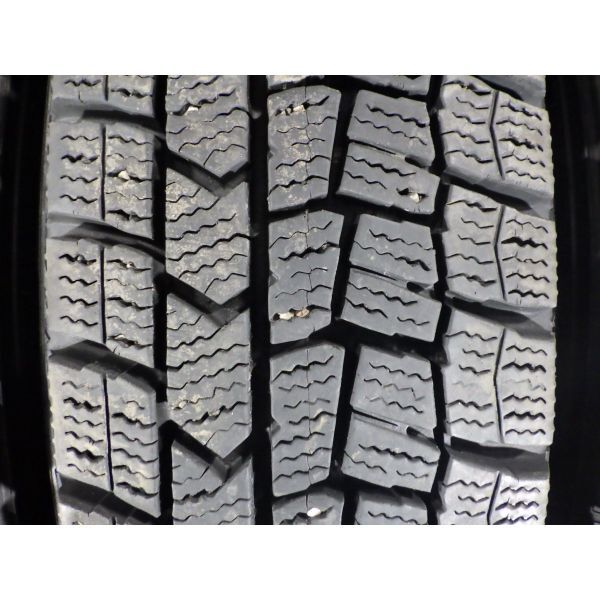 ダンロップ WINTER MAXX WM02 155/65R14 4本SET◎2018年製9分山スタッドレス◎中古 特筆すべき損傷なし◎旭川手渡し可◎タント等にの画像4