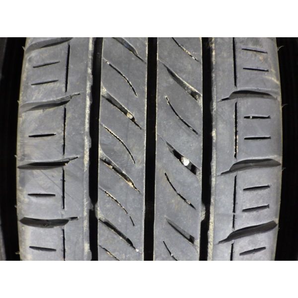 ダンロップ ENASAVE EC300 155/65R14 4本SET◎2015年製8分山オンロード◎中古 4本のサイドと片に若干のシワあり◎旭川手渡し可◎タント等にの画像4