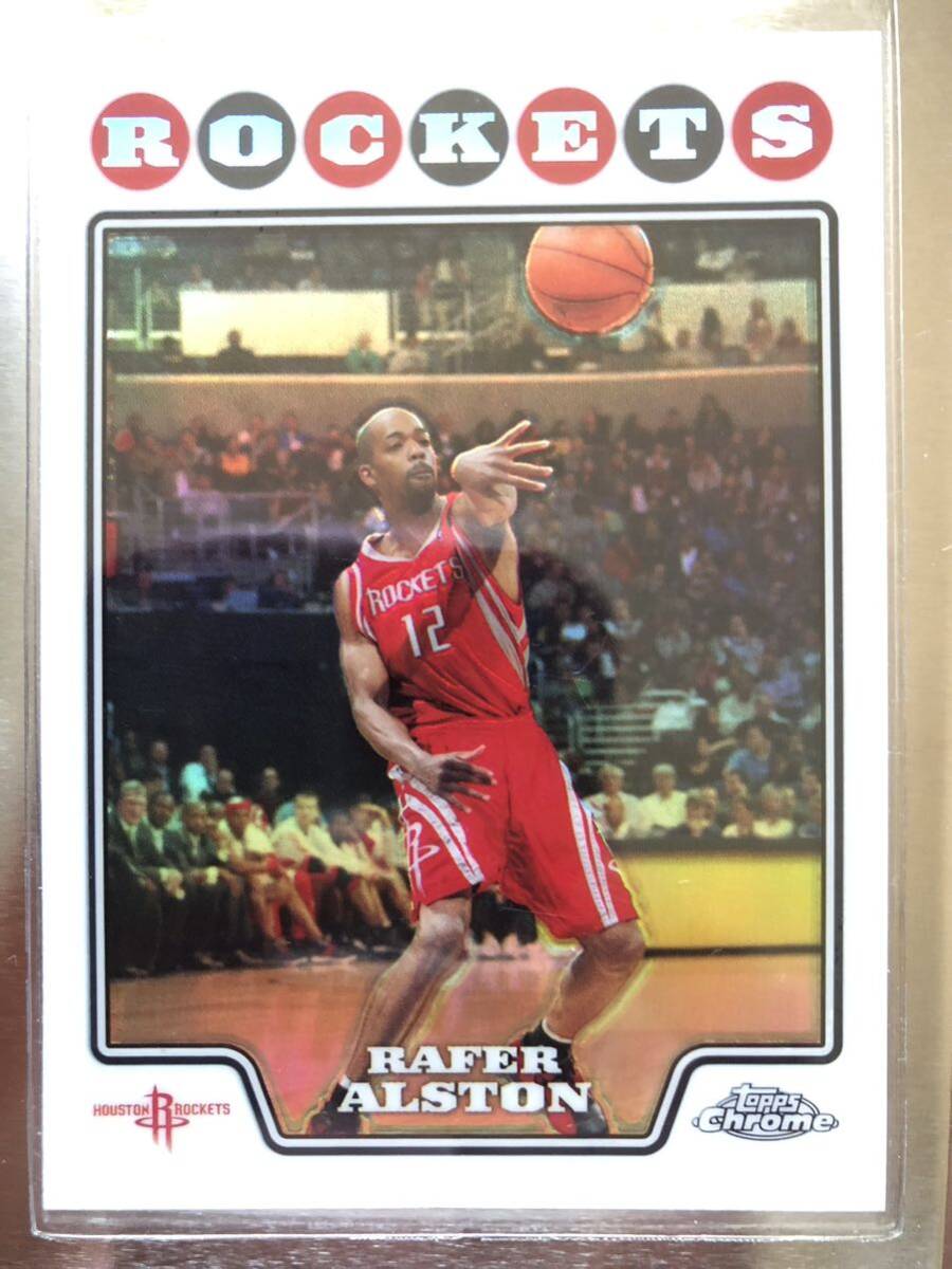 NBA 2008-09 Topps Rafer Alston（Rockets）リフラクターカード_画像1