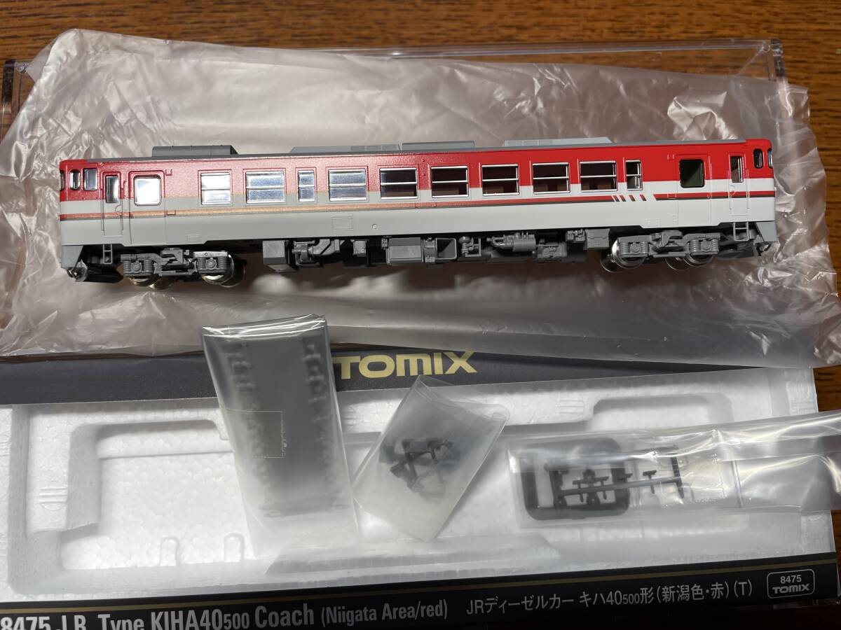 TOMIX 8475 キハ40形500番台 新潟色 赤（T車）の画像2