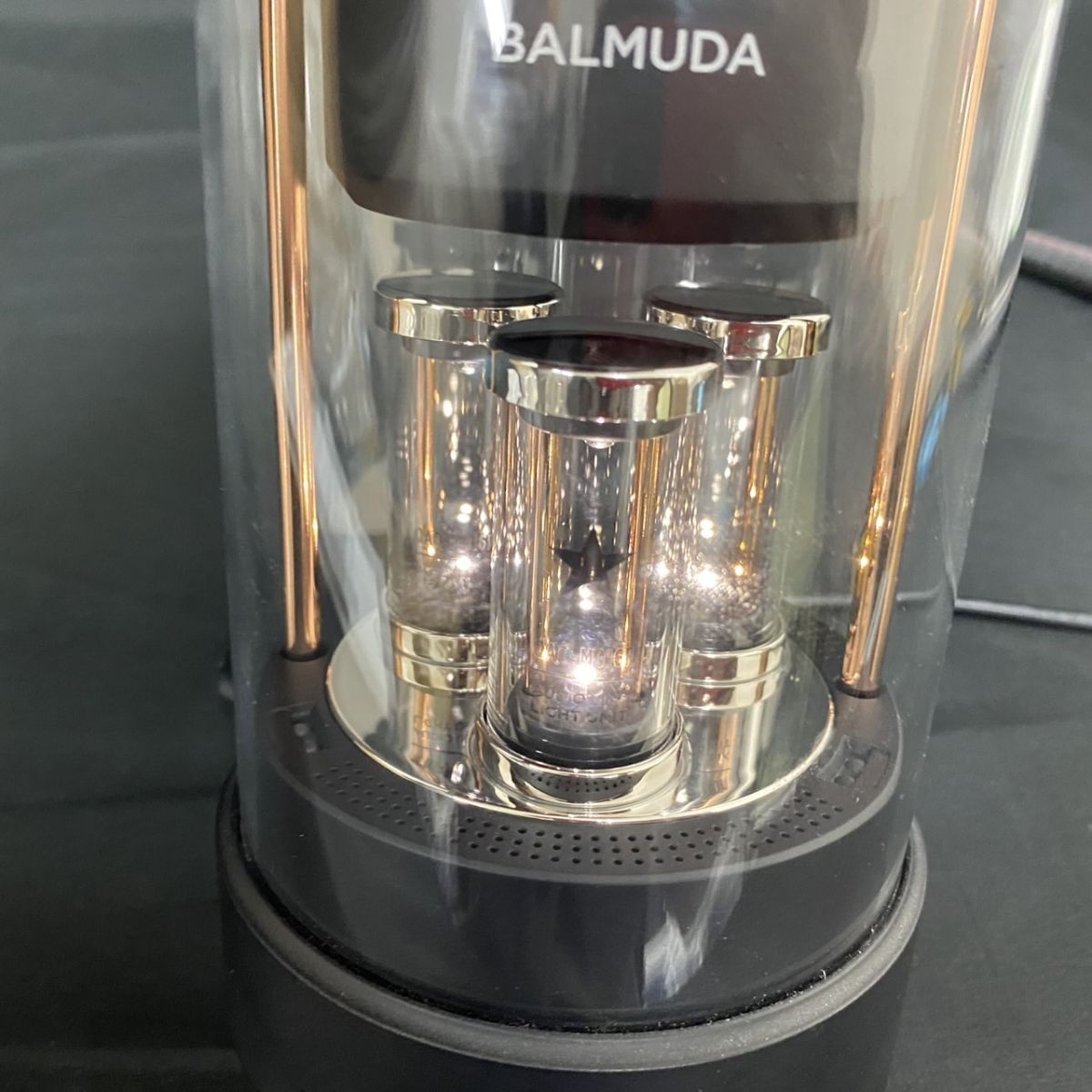 P019-H21-986 BALMUDA バルミューダ M01A-BK Speaker スピーカー S/N M00H20MH15450 通電確認済の画像8