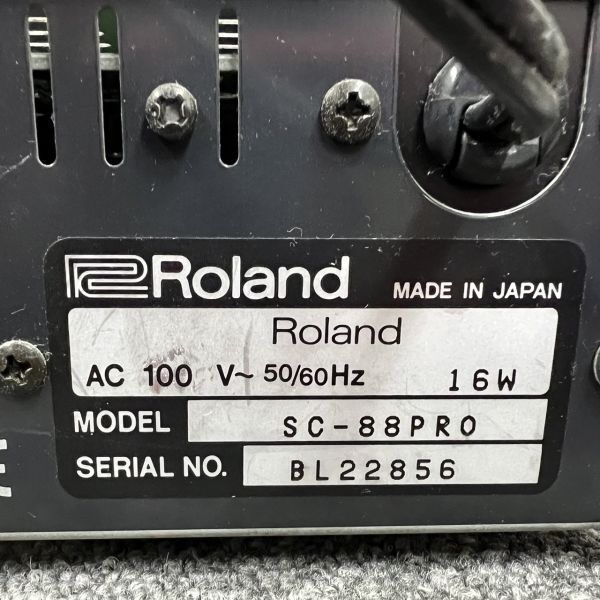 R452-H27-725 Roland ローランド SOUND Canvas SC-88Pro MIDI音源モジュール 通電確認済みの画像7