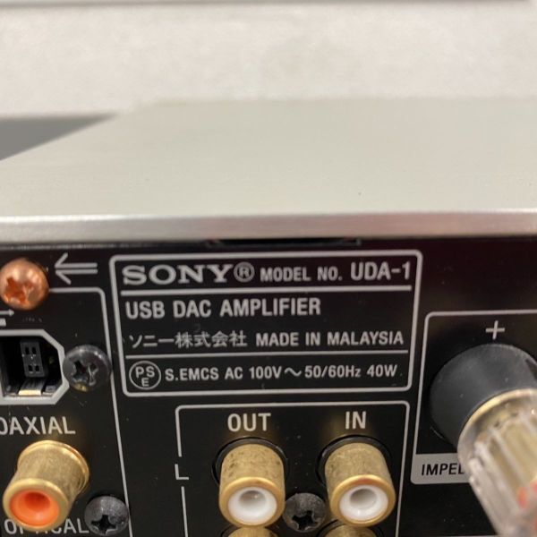 M046-H21-990 SONY ソニー UDA-1 4-469-194-01 AMPLIFIER アンプ オーディオ機器 通電確認済みの画像7