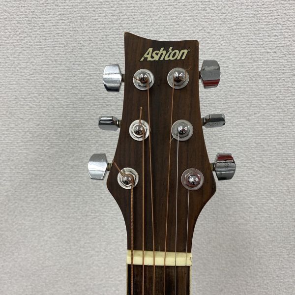 N063-H21-997 ▲Ashion JOEYCOUSTIC NTM AL13 ミニアコースティックギター ケース付 楽器 弦楽器の画像4