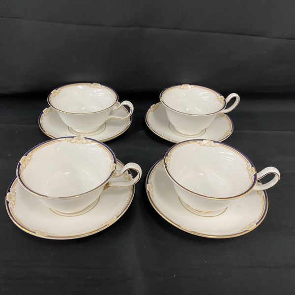 O044-H21-1030 WEDGWOOD ウェッジウッド プレート約27.5/14.5cm カップ 口径約10.5cm 高さ約5.5cm ポット 口径約8/7cm 高さ約6/7.5cmの画像3