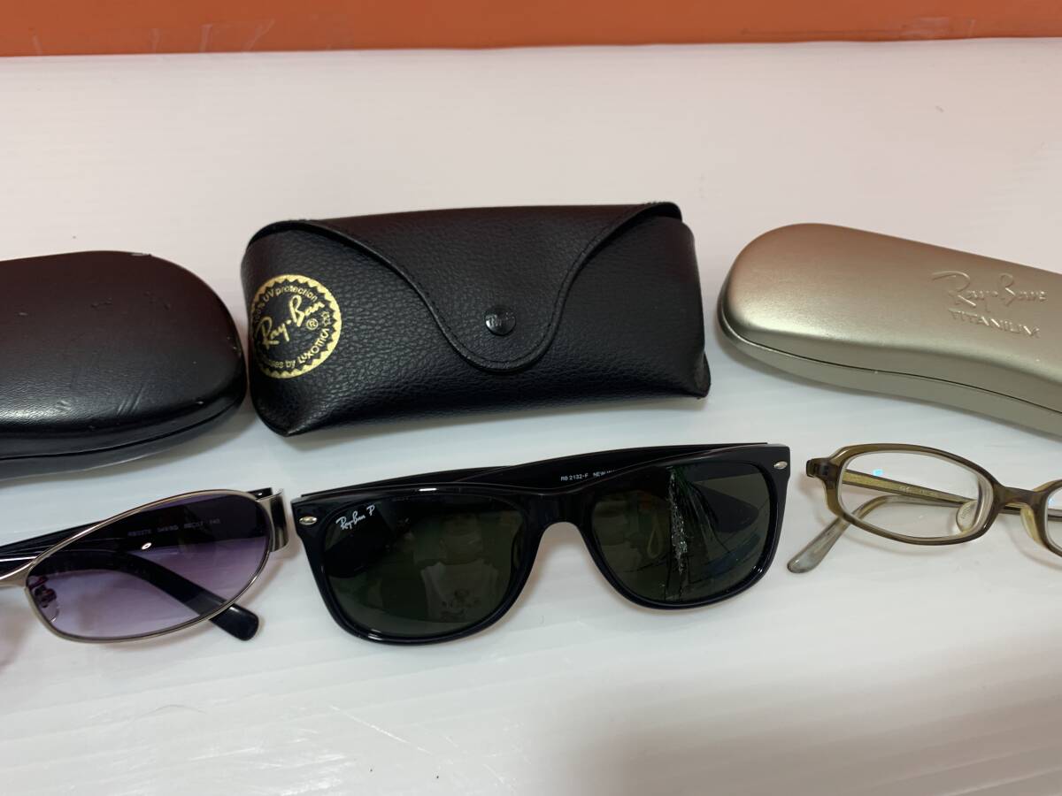 21/176☆Ray・Ban レイバン サングラス 眼鏡 3点セット RB5006A/RB 2132-F/RB3378 ケース有【写真追加有】B2の画像3