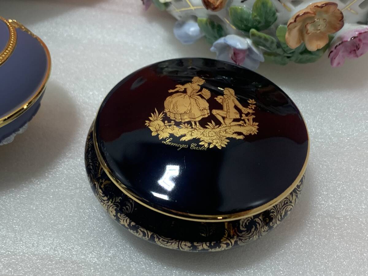 23/189☆小物入れ オルゴール 陶器 まとめ FINE PORCELAIN PORZELLAN BAVARIA LIMOGES CASTEL ゆうぱっく着払い 写真追加あり☆C1の画像7