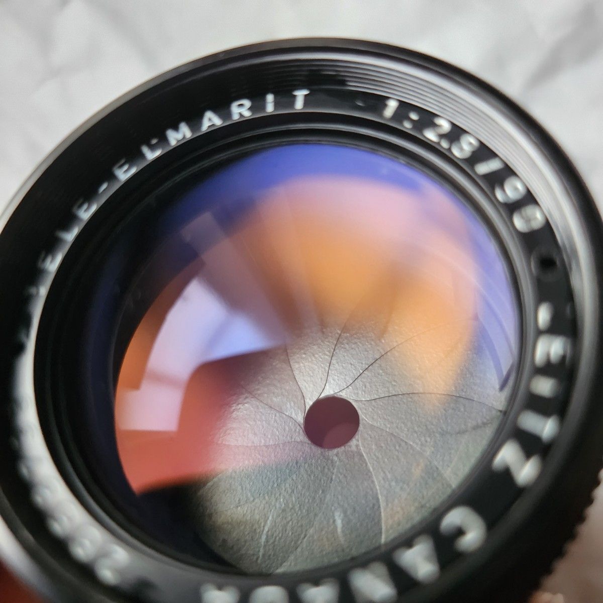 Leica Tele-Elmarit 90mm f2.8 2nd フード付き ライカ テレエルマリート