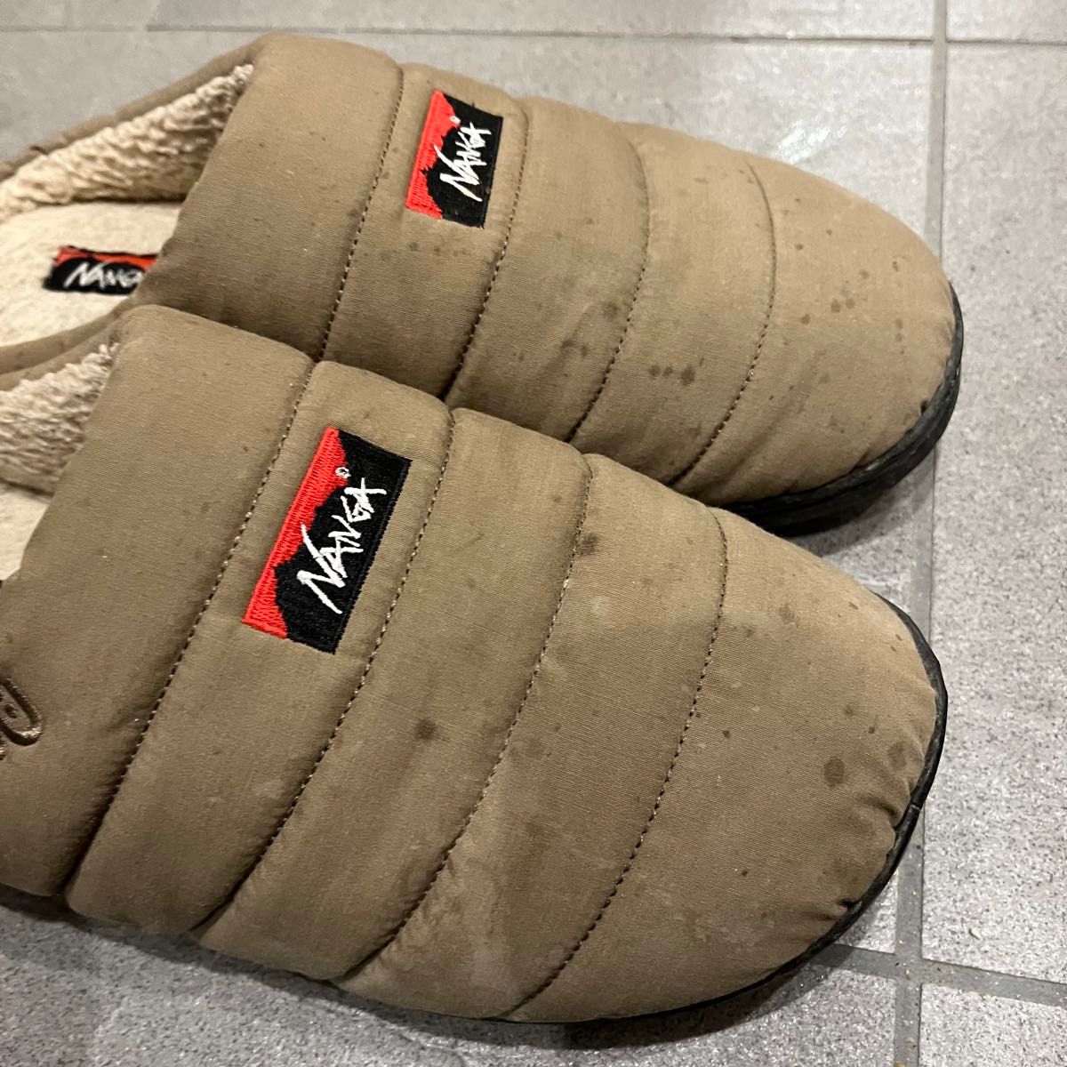 NANGA×SUBU ナンガ スブ サンダル TAKIBI WINTER SANDAL ベージュ 2 