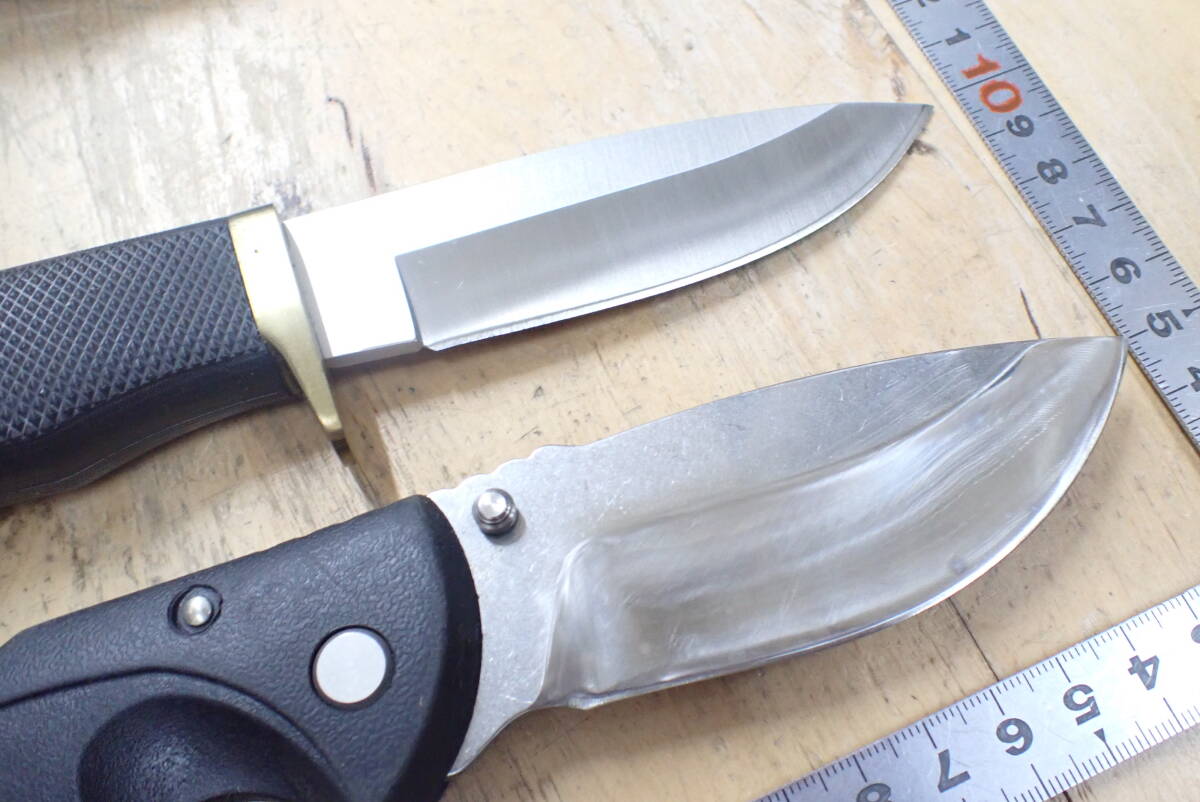 『J22B』BUCK バック ナイフ 2本（2点）まとめてセット 692 397 フォールディングナイフ シースナイフの画像9