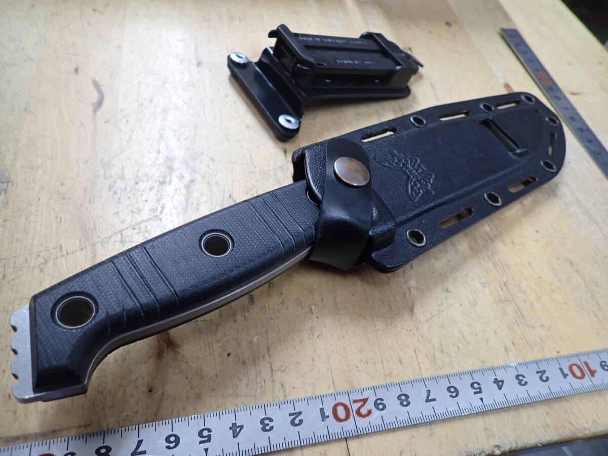 『J15A』Benchmade ベンチメイド #119 Arvensis アベンシス シースナイフ SIBERT 154CMの画像2