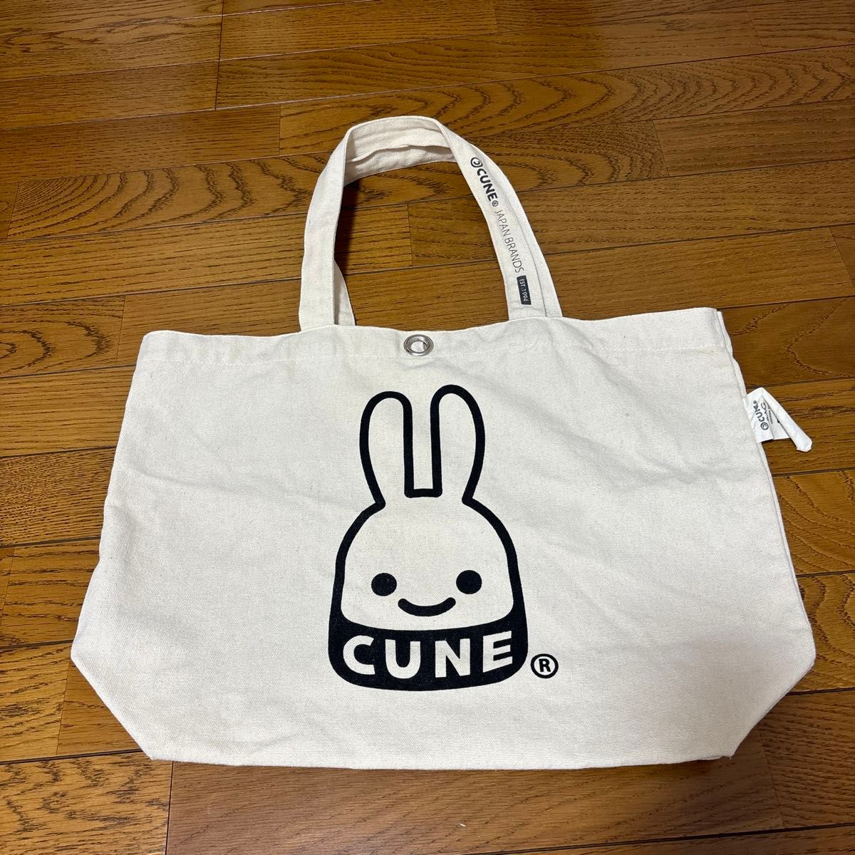 CUNE キューン　布バッグ　トートバッグ