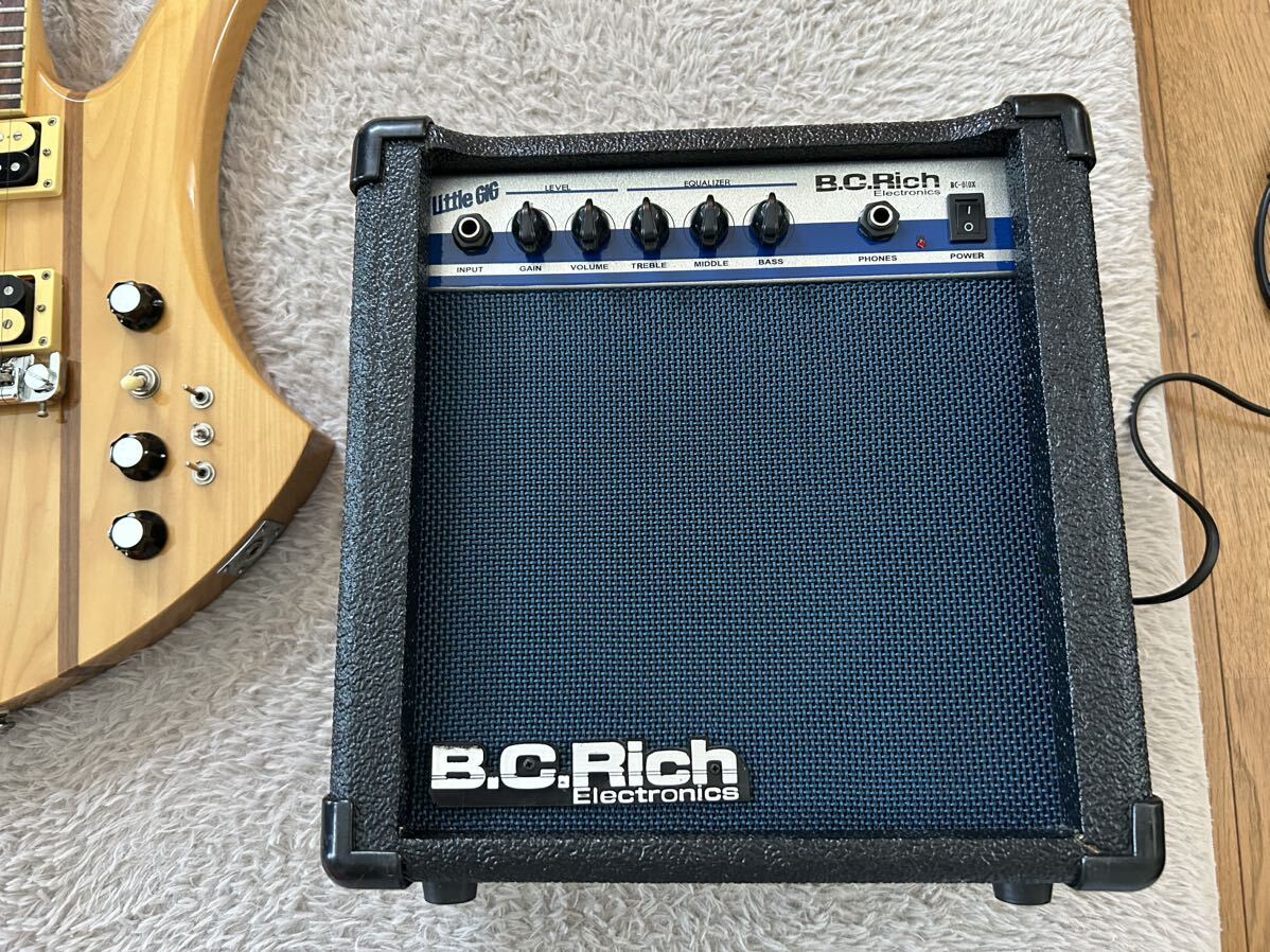 B.C.Rich ギター ジャンク品 モッキンバード アンプ 付きの画像9