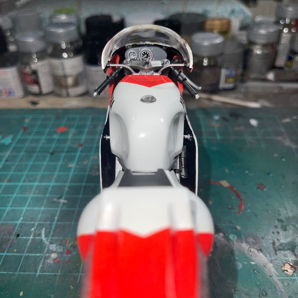 タミヤ 1/12 ヤマハ YZR500(OW70) 完成品_画像4