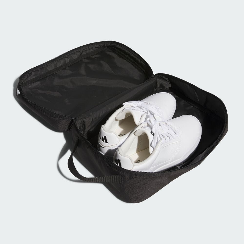 ★アディダス ゴルフ adidas GOLF 新品 軽量 撥水 耐久 靴収納 シューズケース シューズバッグ バッグ BAG 鞄 黒 [IA9605]六★QWERの画像3