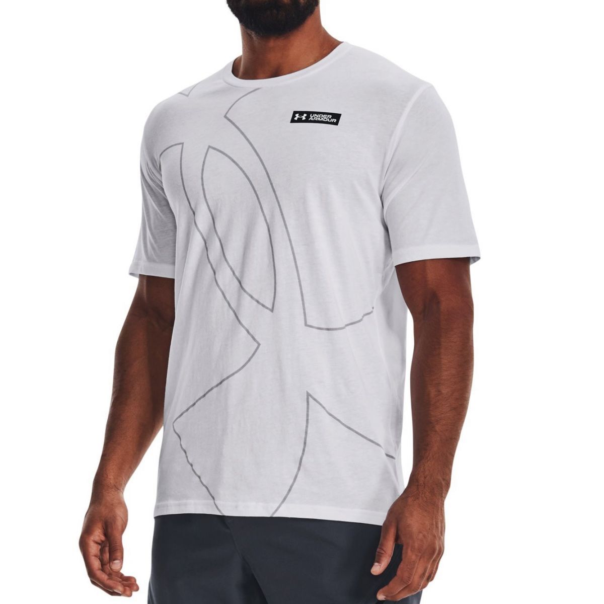 ●送料390円可能商品 アンダーアーマー UNDER ARMOUR UA 新品 メンズ 吸汗速乾 半袖 Tシャツ 白 Mサイズ [13789011001N-M]三 壱★QWERの画像1