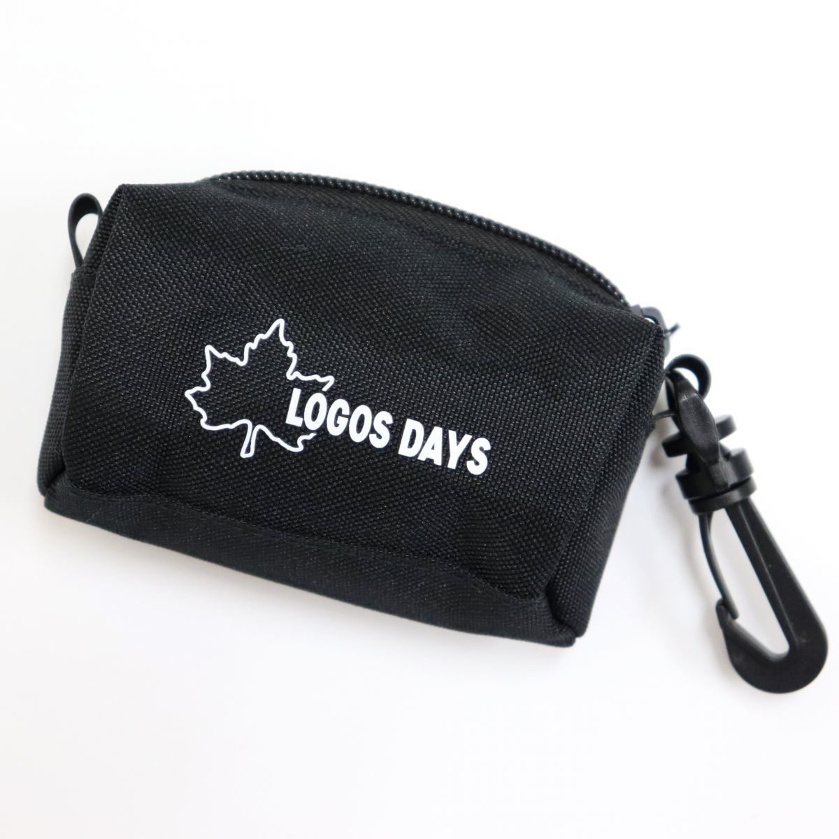 ●送料390円可能商品 ロゴス LOGOS DAYS アウトドア 新品 カラビナフック付き 小物入れ ポーチ BAG 黒 [SMSKLD150-OWT]一 六★QWER★_画像1