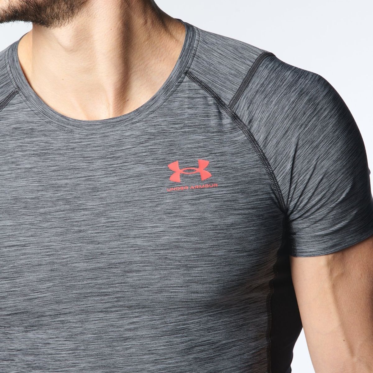 ●送料390円可能商品 アンダーアーマー UNDER ARMOUR HEATGEAR 吸汗速乾 半袖 コンプレッション シャツ [13783510351N-XL] 三 参★QWER★_画像3