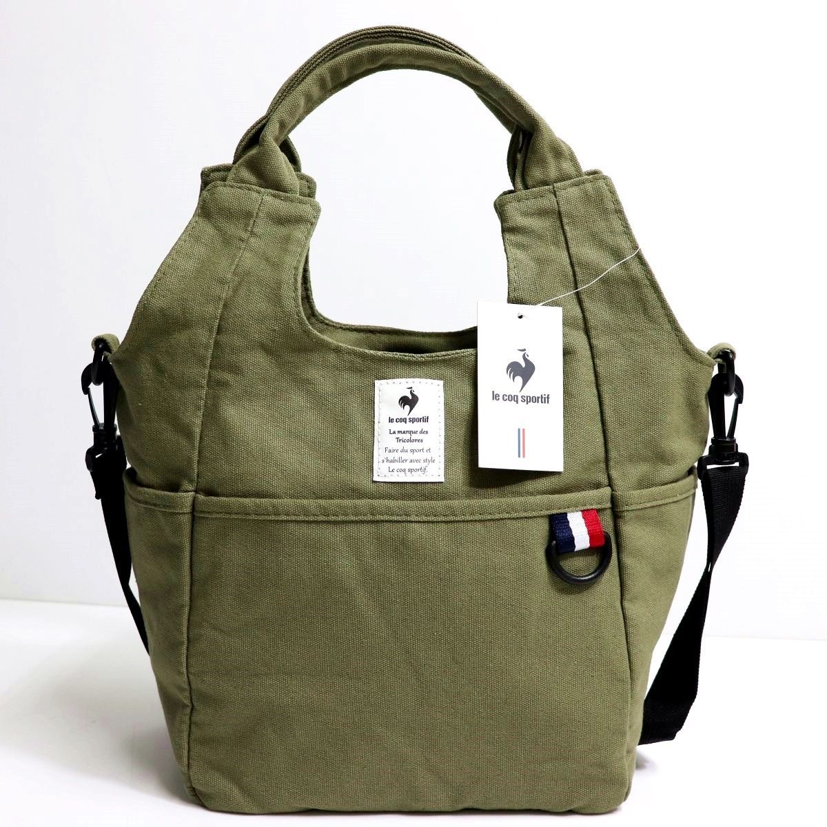 * Le Coq le coq sportif new goods pocket fully 2WAY sweat shoulder bag tote bag bag BAG [36207-021] one six *QWER#