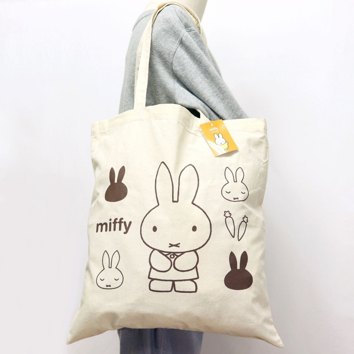 * стоимость доставки 390 иен возможность товар Miffy MIFFY... Chan новый товар брезент парусина большая сумка BAG портфель сумка [MIFFY-BRN1N] один шесть *QWER*