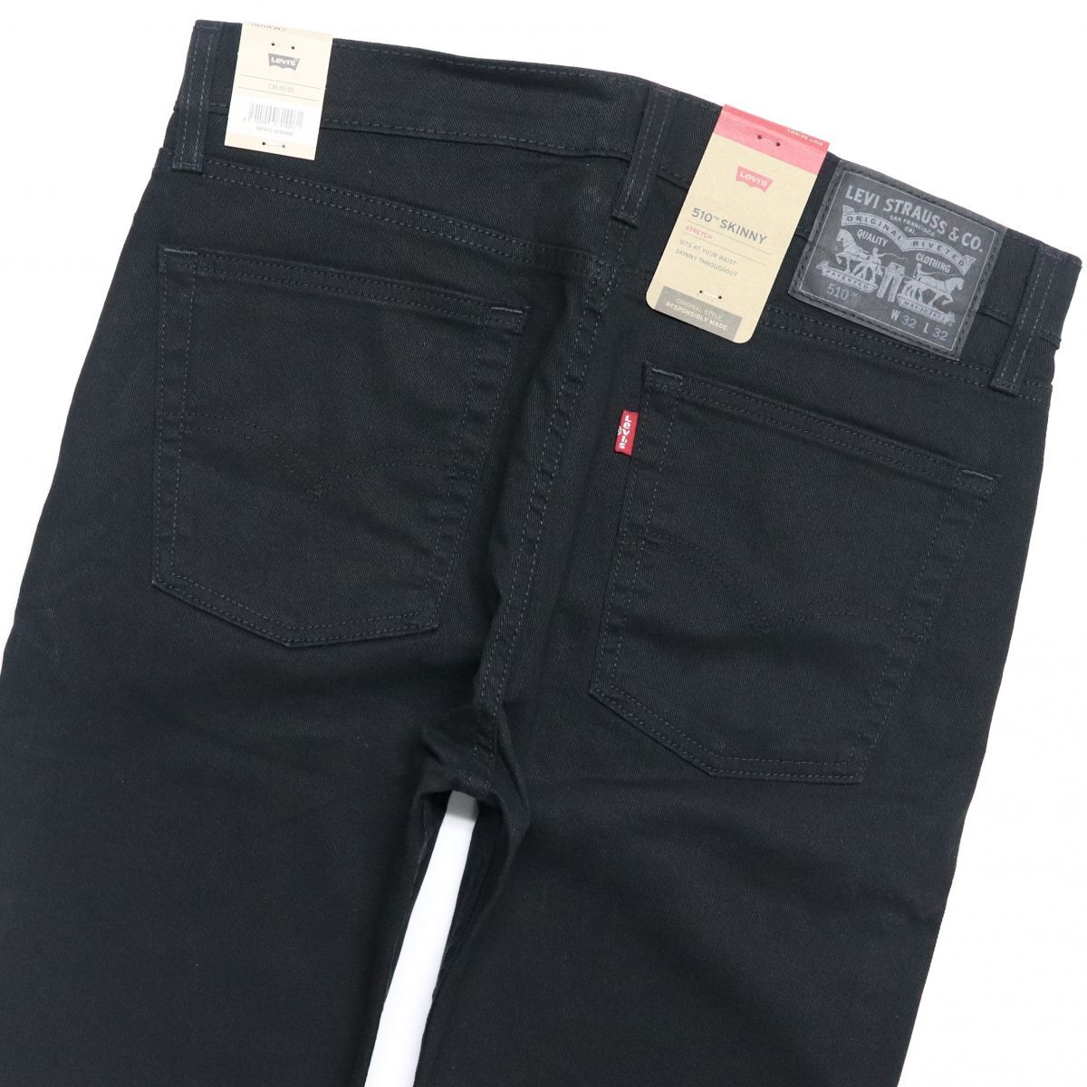 ★リーバイス Levis 510 新品 メンズ ストレッチ シンプル スキニー ジーンズ デニム パンツ 黒 31インチ [05510-4173-31] 四 壱★QWER★の画像1