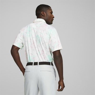 ●送料390円可能商品 プーマ PUMA ゴルフ GOLF 新品 メンズ スカル×ヤシ MATTR TROPI-COOL シャツ Lサイズ[620812011N-L] 三 弐★QWERの画像5