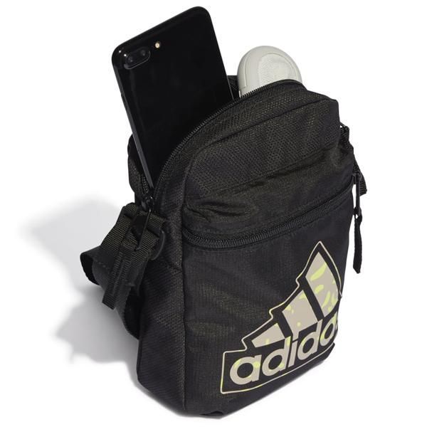 ★アディダス adidas 新品 エッセンシャルズ シーズナル オーガナイザー ショルダーバッグ BAG 黒[HY0736] 六★QWER★_画像3