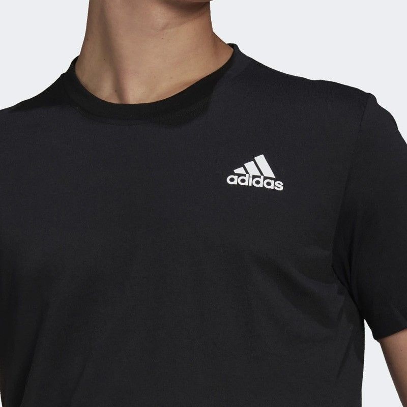 ●送料390円可能商品 アディダス ADIDAS 新品 メンズ 吸汗速乾 スポーツ トレーニング 半袖 Tシャツ 黒 Mサイズ [GR0514-M]三 壱★QWERの画像3