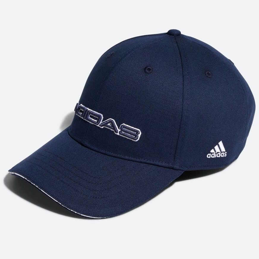 * Adidas Golf ADIDAS GOLF новый товар мужской удобный linear Logo хлопок колпак шляпа CAP... темно-синий 57-60cm [HC3807-5760] 7 *QWER
