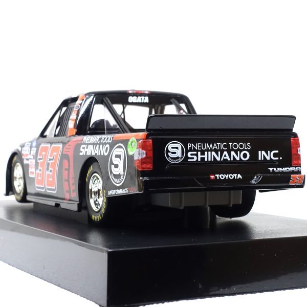 550a 尾形明紀 タンドラ 1/24 ダイキャスト モデルカー SHINANO AIR TOOLS NASCAR '2021 TOYOTA TUNDRA #33 AKINORI OGATAの画像4