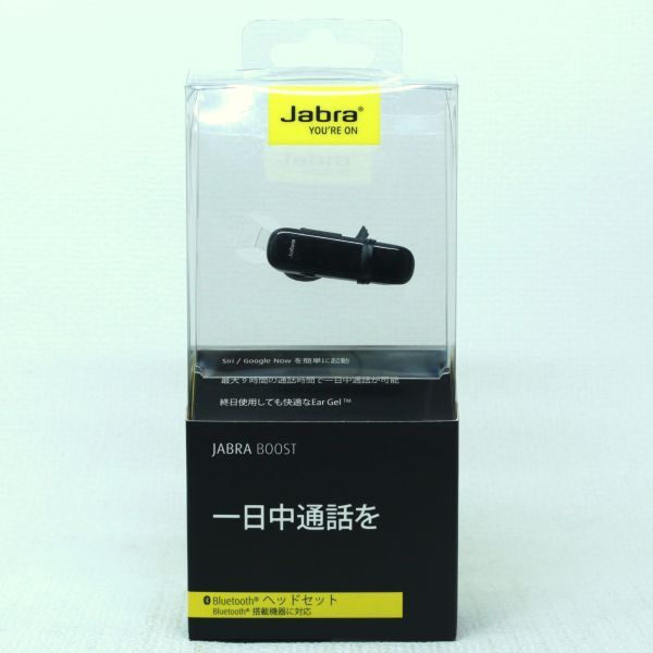 011a 念の為ジャンク JABRA Boost Black ワイヤレス Bluetooth ヘッドセット 片耳 イヤホン ハンズフリー ジャブラの画像5